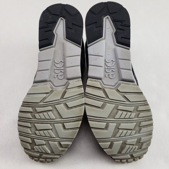 Asics Gel Lyte V Sneaker Mens 9.5 Black Gray Leather Lace Up Athletic Shoe H7AVQ - Picture 10 of 11